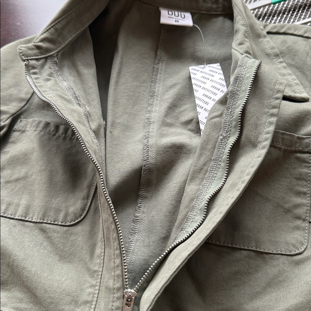 Urban Outfitters Military Green Short Sleeve Jumpsuit - Picture 10 of 12